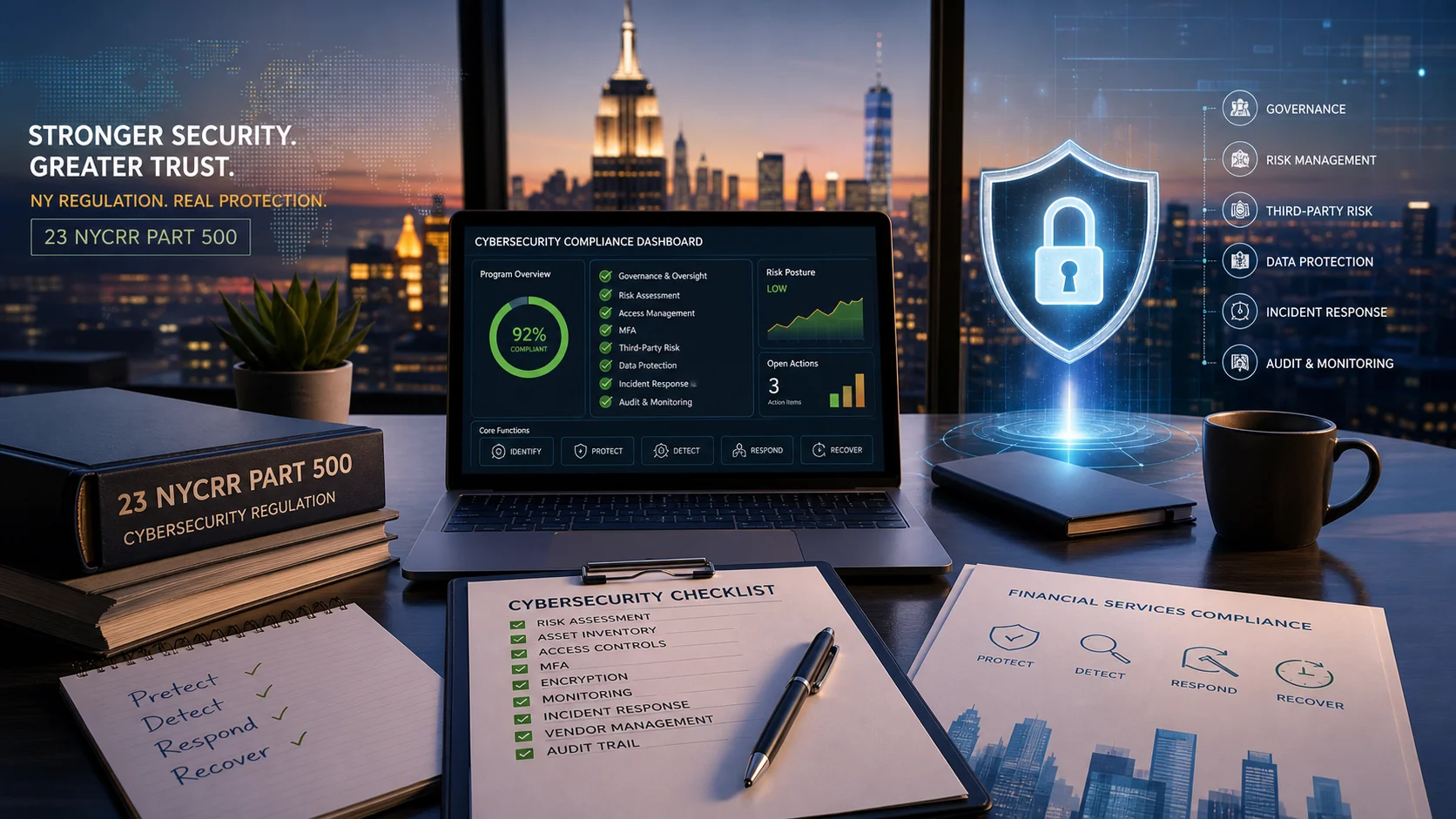 NYDFS Cybersecurity Regulation: What Part 500 Requires in 2026