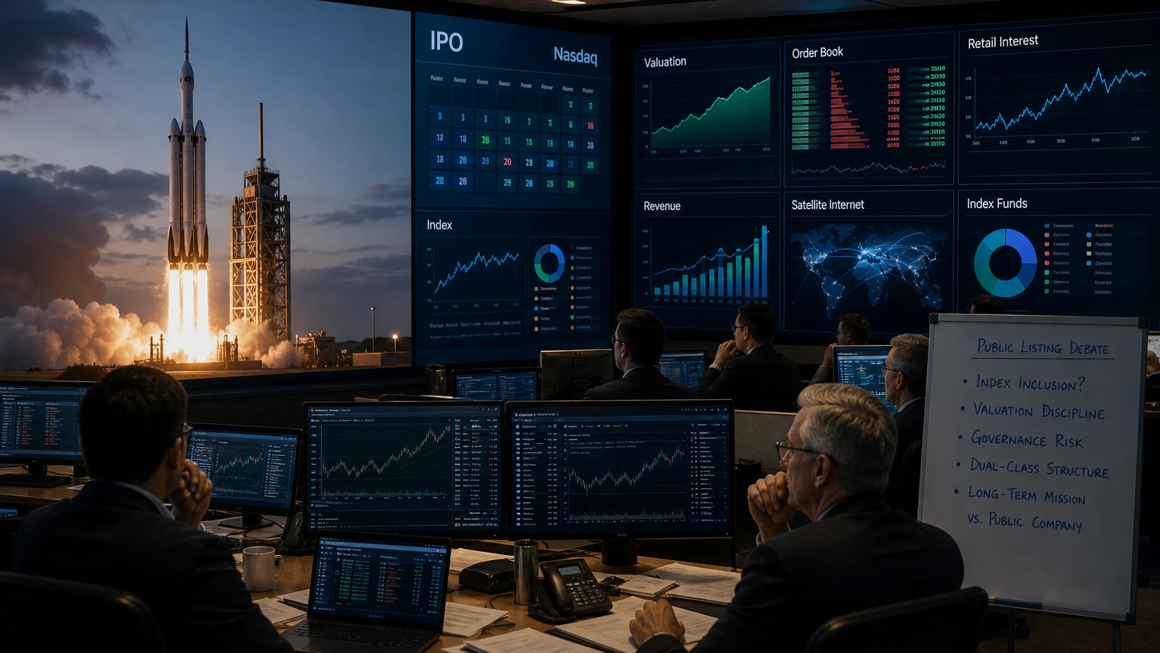 SpaceX Targets a $1.8 Trillion IPO: Valuation, Index Rules and Investor Risks