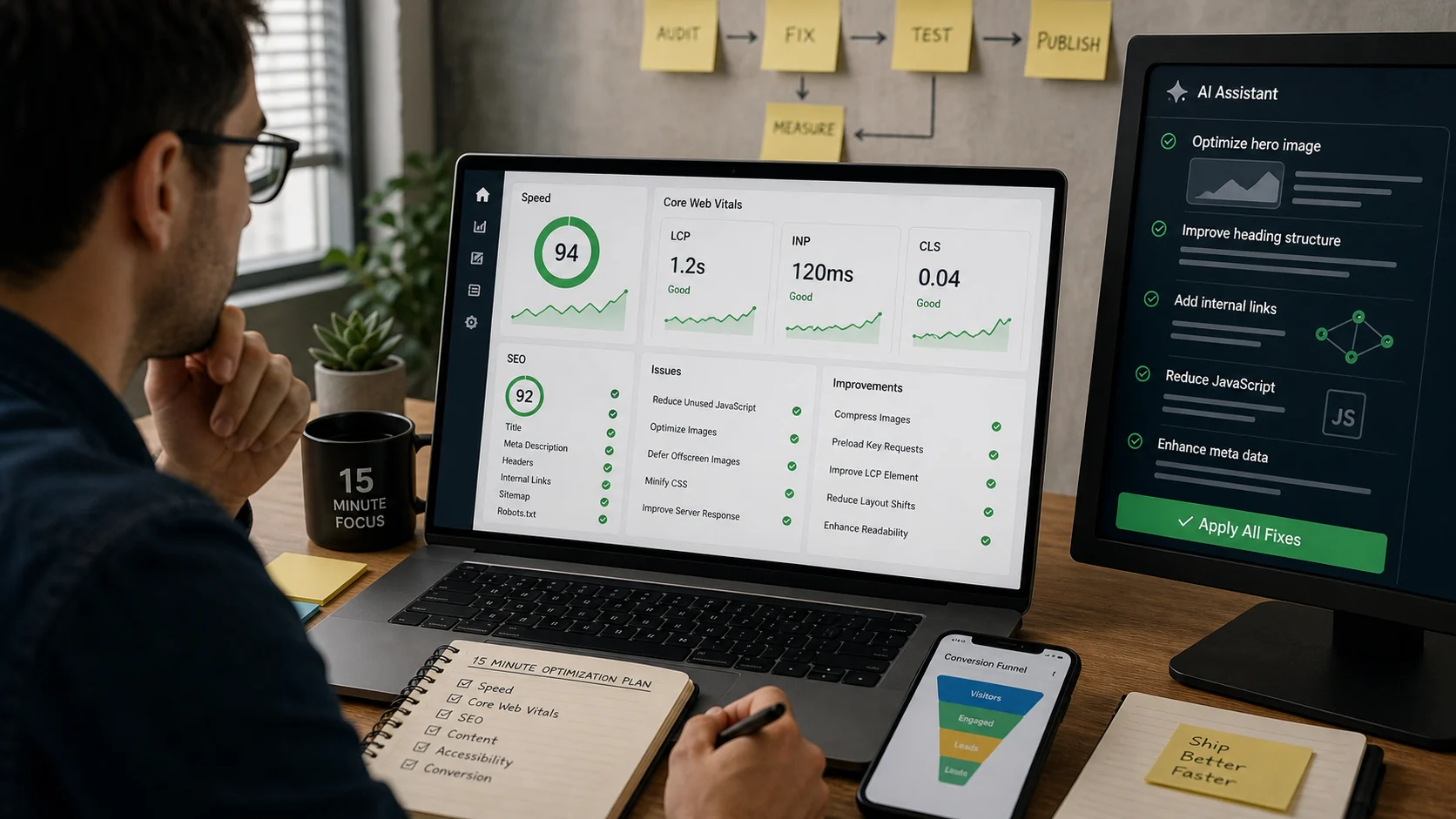 How to Do Website Optimization With AI in 15 Minutes